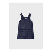Mayoral Girls Navy Pinafore Dress